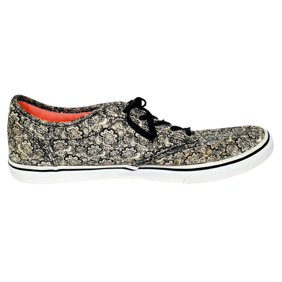 Vans Off The Wall Womens White Black Paisley Low Top Sneakers Shoes Size 9 - Picture 3 of 7